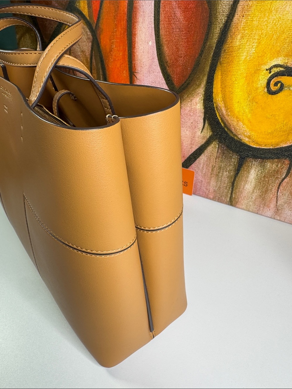 Tory Burch leather tote bag - Picture 6 of 9
